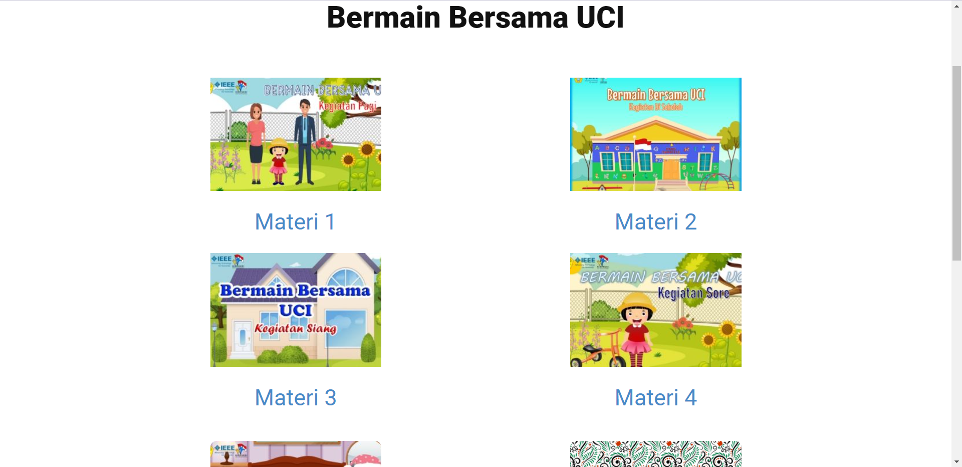 Bermain Bersama UCI